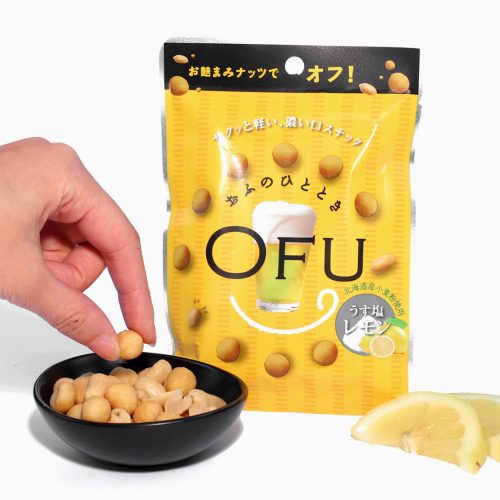 OFU Smoked Crackers and Peanuts: Salt + Lemon (1 Bag)