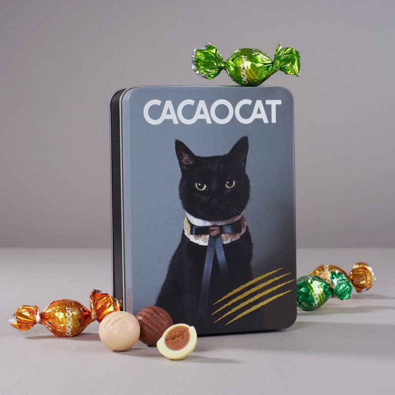 SMD11040C 14 CACAOCATChocolateGiftTin Product