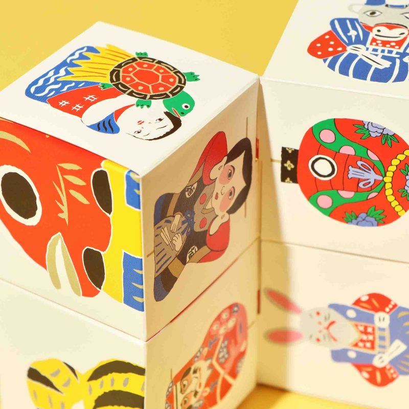 SML10364 WatoySanukiFolkToyCubesPaperPuzzle 01copy