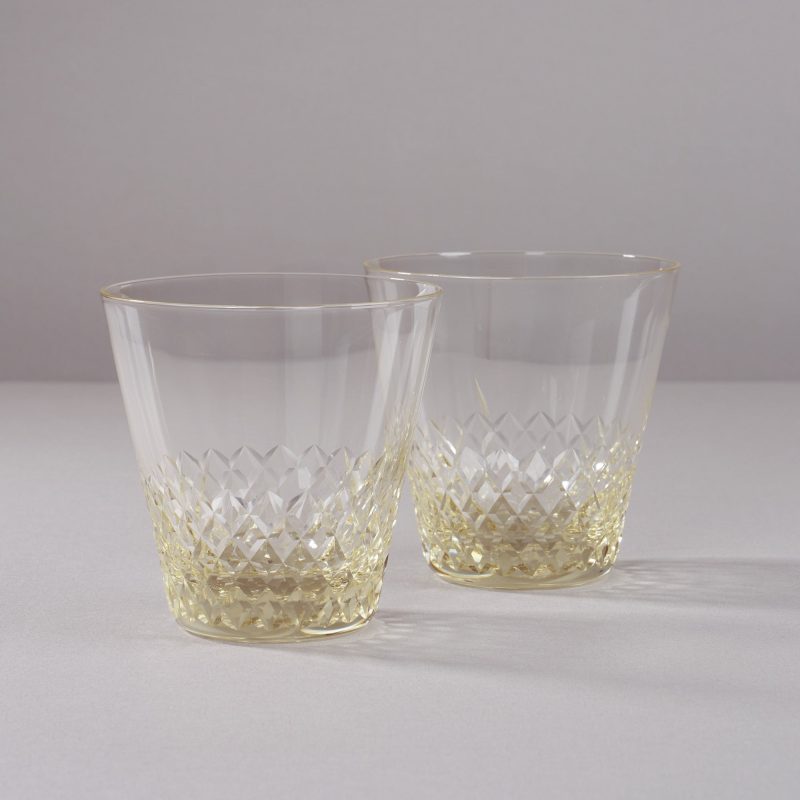 SML10554 TokyoEdoKirikoAmberGlassSet Product